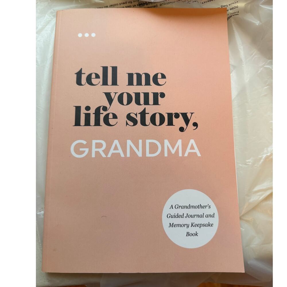 Tell Me Your Life Story, Grandma — Guided Journal & Keepsake Book (NEW)